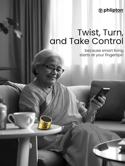 Smart living is for everyone. My system is designed to be intuitive, whether you prefer using the app or the tactile smart knob. Here, I show how easy it is for anyone to twist, turn, and take control.
