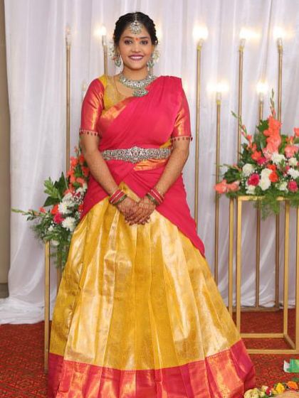 Trendsboutique - Custom Bridal & Festive Wear for Women Timeless Langa Davani & Half Sarees photo 12