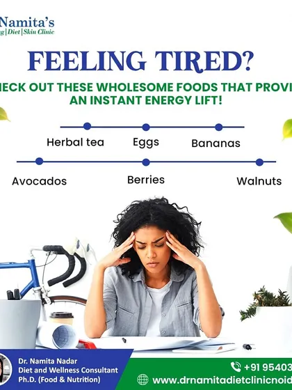 Feeling tired? Instead of reaching for caffeine, try these wholesome foods like bananas, berries, and walnuts for a natural and sustained energy lift.