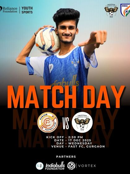 Match day is here. An announcement for our second-round game in the RF Youth Sports league.