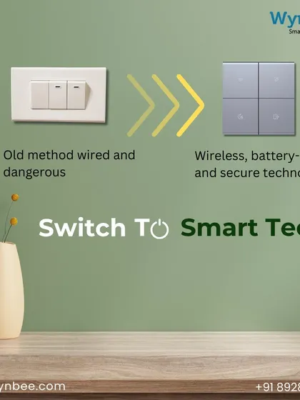 It's time to switch to smarter technology. We replace outdated, conventional switches with our modern, wireless smart panels that are safer, more functional, and offer a clean, sophisticated look for your walls.