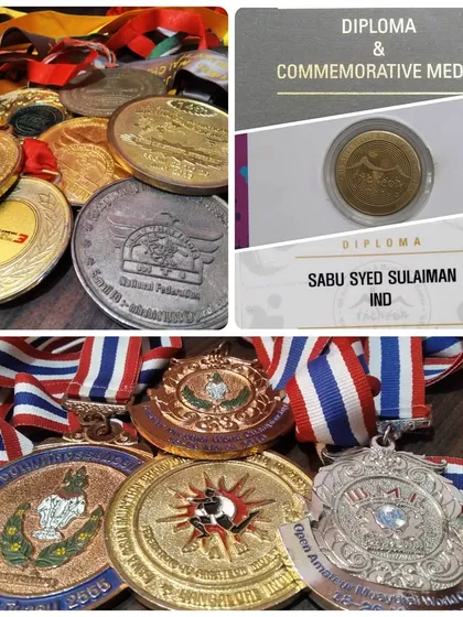 These medals represent over a decade of dedication as an undefeated national champion and an Asian gold medalist for India. They are not just achievements; they are proof of the discipline, hard work, and fighter's mindset I bring to every single coaching session.