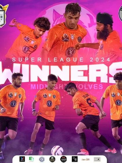 Crowned winners of the Super League 2024. Our players' skill and teamwork shone through, earning them the championship title.