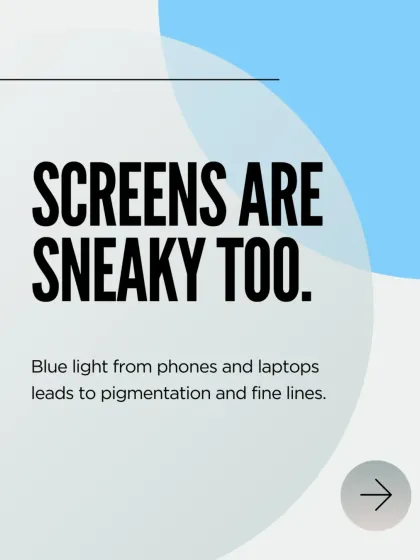 Your phone and laptop screens are sneaky sources of skin damage. The blue light they emit can contribute to pigmentation and the breakdown of collagen, leading to fine lines over time.