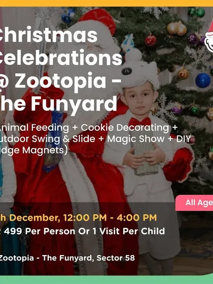 Christmas Celebrations at Zootopia included animal feeding, cookie decorating, and a magic show for a unique experience.