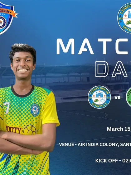 It's matchday. Preparing to face Friends United Sports Club.