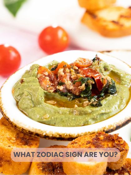 We're matching our dips to zodiac signs. This delicious Caprese dip is full of character, just like you!