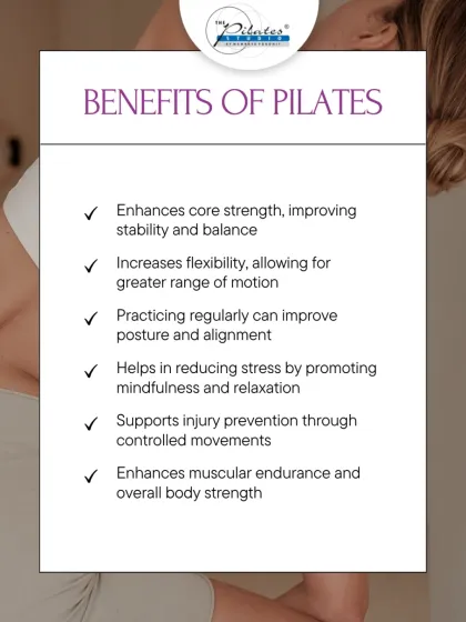 Pilates is more than just a workout; it's a complete system for mind and body wellness. From enhancing core strength and improving posture to reducing stress, the benefits are holistic and transformative, supporting you in every aspect of your life.