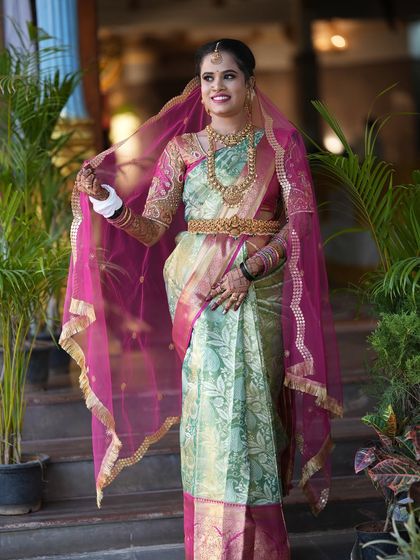 This gallery is dedicated to the beauty of South Indian weddings. It features photos of brides and grooms in their stunning traditional attire, candid moments from various ceremonies, and classic portraits that preserve the essence of the wedding day.