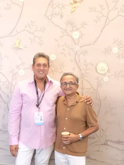 Grateful to Sunil Jasani for joining us at our booth during India Design Mumbai. These moments of connection with industry leaders are truly wonderful.
