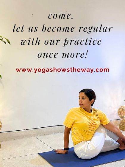 We invite you to become regular with your practice. Yoga provides the calmness and centeredness needed in our busy lives, making us feel stronger, fitter, and more energetic.