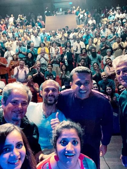 A selfie with the audience and all the musicians after our 'Jugalbandi' concert in Bengaluru. The full house and their warm applause made it a night to remember.