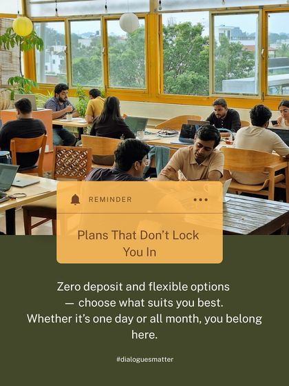 I believe in flexibility. With zero deposit and plans that don't lock you in, you can choose to work for a day or a month. You belong here, no matter how long you stay.