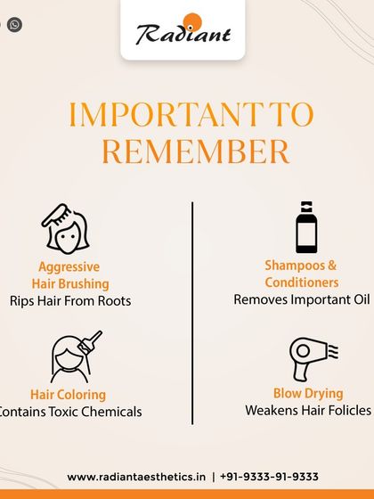 Certain common practices can unfortunately damage your hair. Aggressive brushing can rip hair from the roots, some harsh shampoos can remove important oils, chemical-heavy hair coloring can be toxic to follicles, and excessive heat from blow drying can weaken the hair shaft. Being gentle with your hair is key.