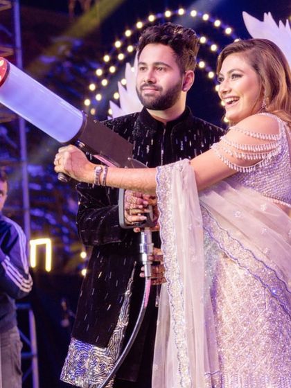 Sangeet, Reception & Party Glam photo 17