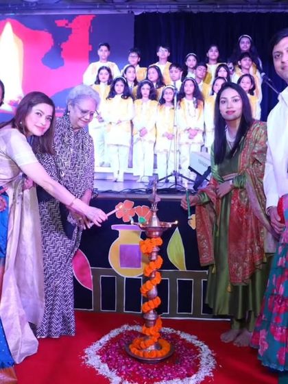 The ceremonial lighting of the lamp marks the auspicious beginning of our Annual Day, 'Antaragni'. This tradition, performed by our esteemed guests and leadership, symbolizes the dispelling of darkness and the pursuit of knowledge.
