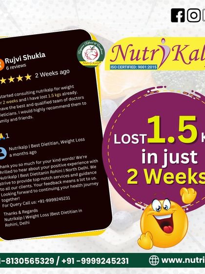 Rujvi Shukla shares her experience of losing 1.5 kg in her first two weeks, recommending our qualified team of doctors and dietitians.