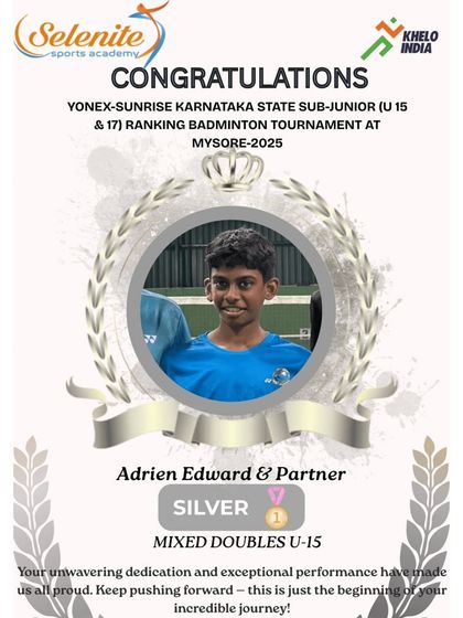 Selenite Sports - High Performance Badminton Training Our Champions' Podium Finishes photo 9