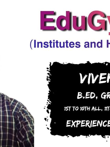 Meet Vivek Sir, an experienced educator with over 8 years in the field. Holding a B.Ed degree, he teaches all subjects up to class 10th and specializes in Political Science and Economics for senior secondary students.