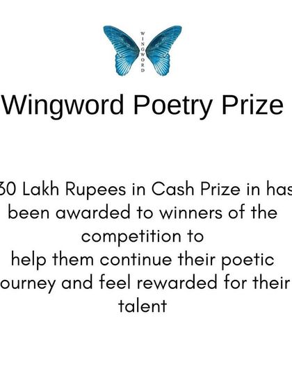 We have awarded over 30 Lakh Rupees in cash prizes to help poets continue their journey and feel rewarded for their talent.