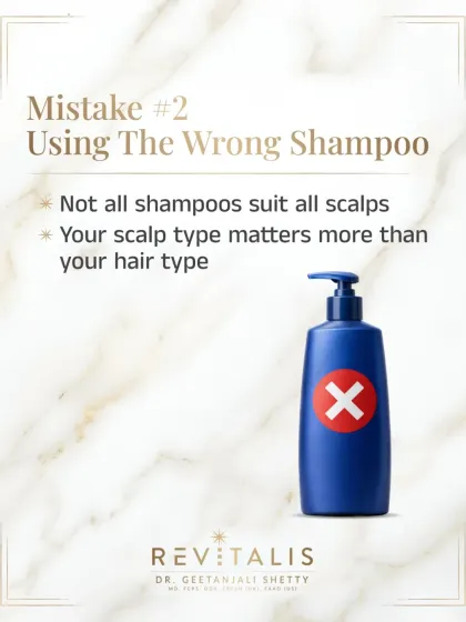 A common mistake is choosing a shampoo for your hair type instead of your scalp type. An oily scalp needs a clarifying shampoo, while a dry scalp needs a gentler one. Using the wrong product can create more problems.