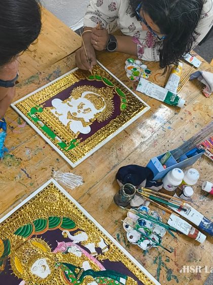 BrainArt Studio - Adult Art & Craft Workshops Tanjore Painting: The Royal Art photo 18