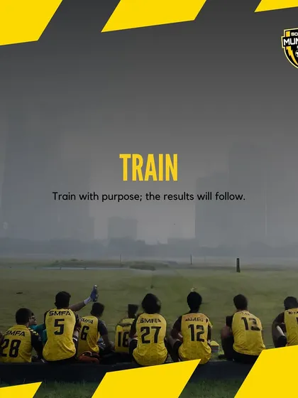 Train. Train with purpose; the results will follow. Every moment on the field is a step closer to your goals.