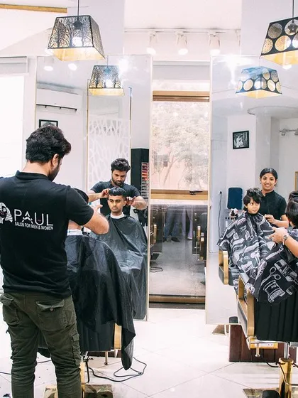 Here is a glimpse of my team in action on a busy day. I am proud to have a team of skilled stylists who treat every client like family. The energy in the salon is always positive and welcoming.