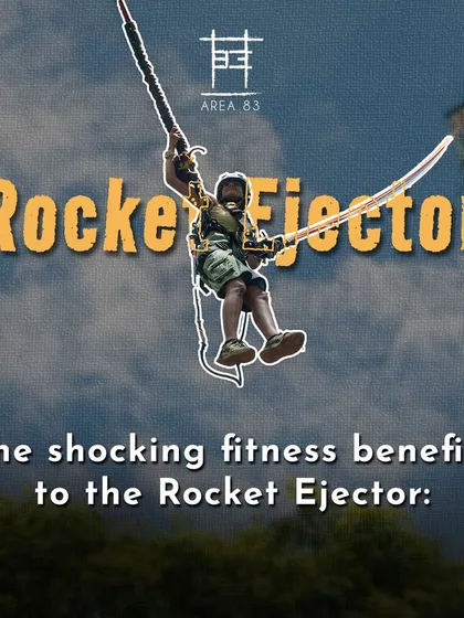 Ready for some zero-gravity feels? The Rocket Ejector will launch you straight into the sky. It's a serious adrenaline rush with some surprising fitness benefits.