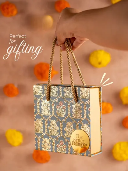 The packaging for our Box of 9 Assorted Modaks makes it a perfect, elegant gift for the Ganesh Chaturthi festival.