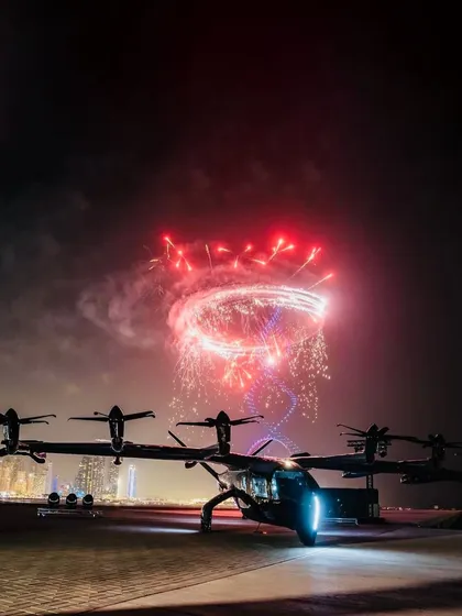 I design comprehensive spectacles by combining multiple visual elements. A drone show can be powerfully enhanced with fireworks, audio narration, laser displays, and projection mapping to create a fully immersive and high-impact event.