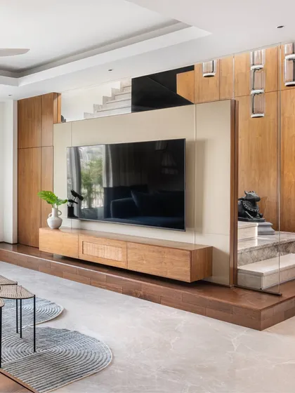 A collection of images from various projects showcasing our range of styles, from modern minimalism and warm contemporary to bold, colorful, and eclectic designs.