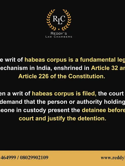 The writ of Habeas Corpus is a powerful tool to challenge illegal detention. This series explains what it is, who can file it, and how it protects your fundamental right to liberty under the Indian Constitution.