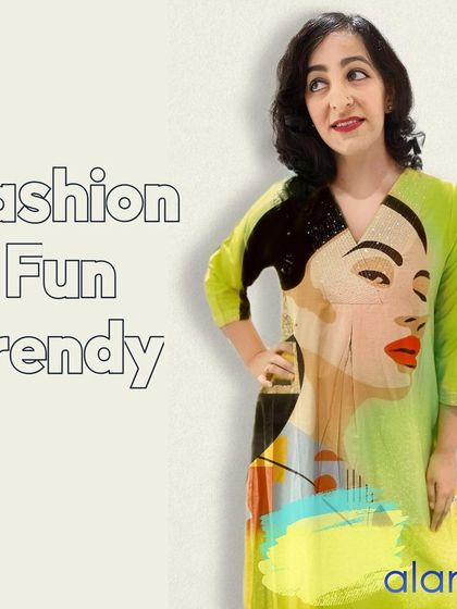 Al Artz - Custom Hand-Painted Wearables & Goods Hand-Painted Kurtis & Dupattas photo 7