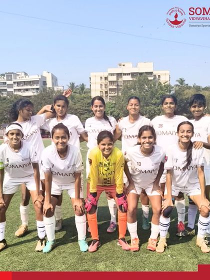 The Somaiya FC Women's Team celebrates another victory in the MFA Women’s Premier League, showcasing their dominance in the league.