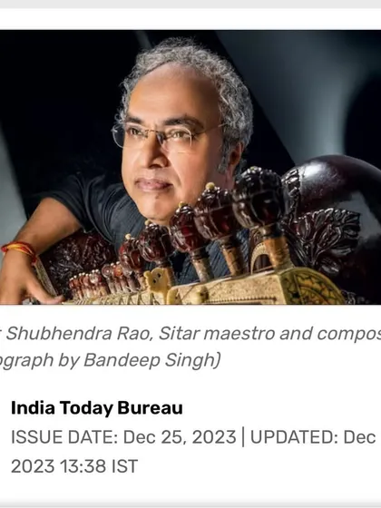 A lovely picture taken by Bandeep Singh for India Today. The camera captures a moment, but the music is timeless.