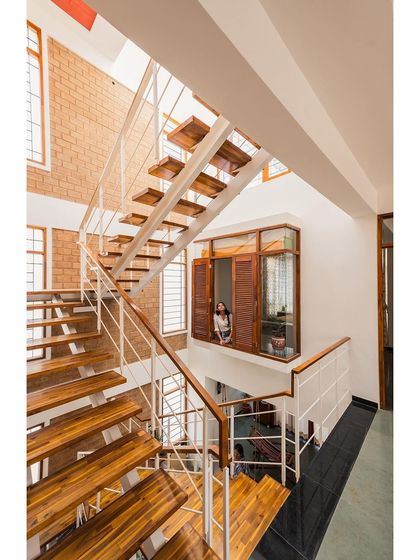 Additional views showcasing the variety of interior spaces we design, from living rooms and bedrooms to staircases and quiet corners, all united by our philosophy of sustainable, soulful design.