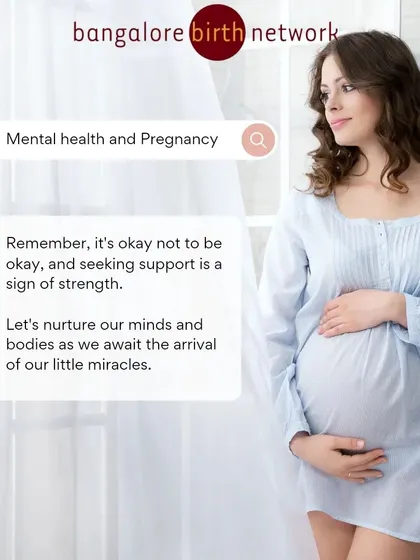 A reminder that seeking support for your mental health is a sign of strength. Nurturing your mind is just as important as nurturing your body during pregnancy.