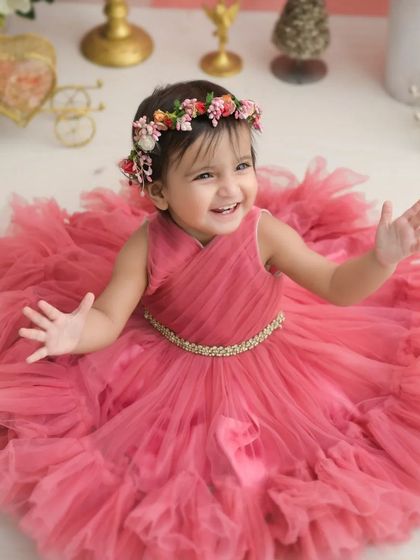 A happy twirl in a pink princess dress. I love capturing the movement and joy of a little one feeling like royalty.