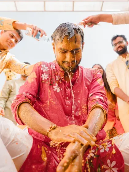 WhatKnot - Wedding Photography & Videography The Haldi Edit: Colours, Chaos & Laughter photo 42