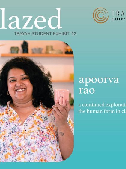 Meet Apoorva Rao, whose GLAZED '22 collection was a bold and personal exploration of the human form in clay.