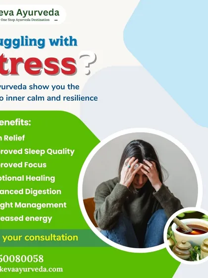If you are struggling with stress, you are not alone. Our Ayurvedic approach helps you find inner calm and resilience by improving sleep quality, enhancing focus, and promoting emotional healing, allowing your body and mind to recover naturally.