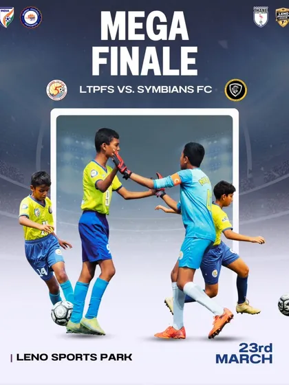 The Mega Finale is here! The matchday poster for our semi-final clash against Symbians FC in the Leno Premier League.