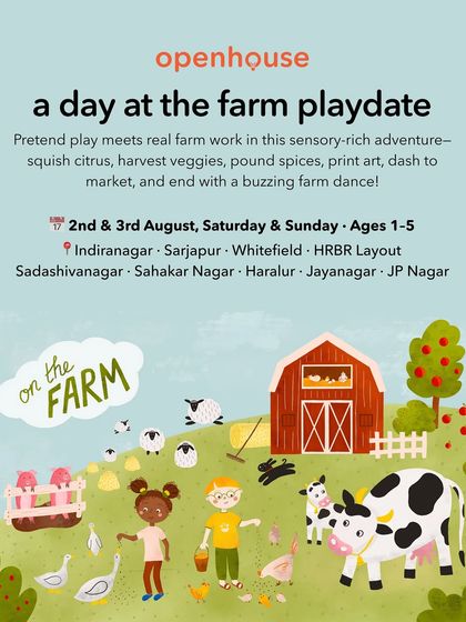 Stay updated with our upcoming events. These posters give you a peek into the exciting, themed playdates we have planned, from Peter Rabbit's Garden Party to a Brik Oven Pizza Making day.
