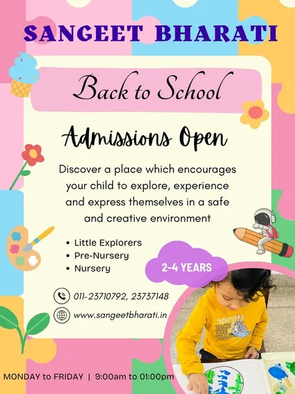 Back to school admissions are now open. We encourage our little explorers to express themselves in a safe and creative environment, with programs designed for children aged 2-4 years.