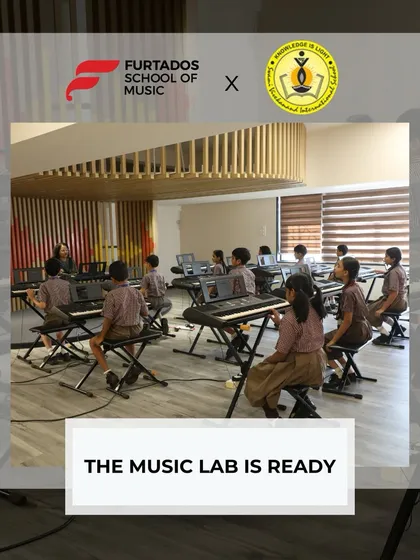 A great learning environment sparks creativity. We partner with leading institutions like SVIS to build state of the art Music Labs, fully equipped with keyboards and everything needed for a structured music curriculum. This is how we integrate quality performing arts education directly into the school day.