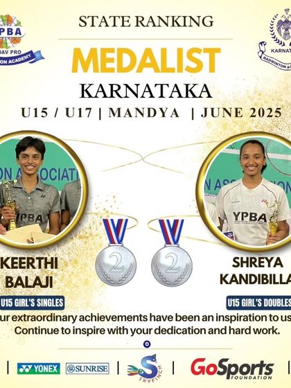 Yadav Pro Badminton Academy - Student-Athlete Development Program National & State Level Champions photo 19