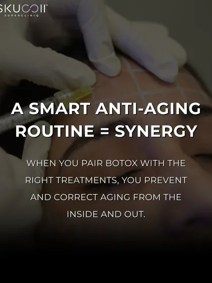 A smart anti-aging routine is about synergy. When I pair Botox with treatments that improve skin health from the inside out, like microneedling or lasers, we can prevent and correct aging on multiple levels for a more complete and lasting result.