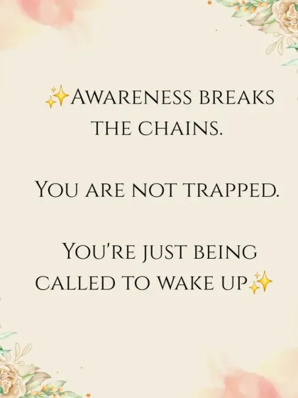 The Devil card isn't about evil; it's about awareness. Recognizing the chains of addiction or attachment is the first step to breaking free.