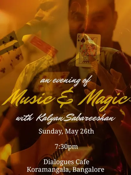 A poster for the second edition of my show, inviting people to join for a great evening together.
